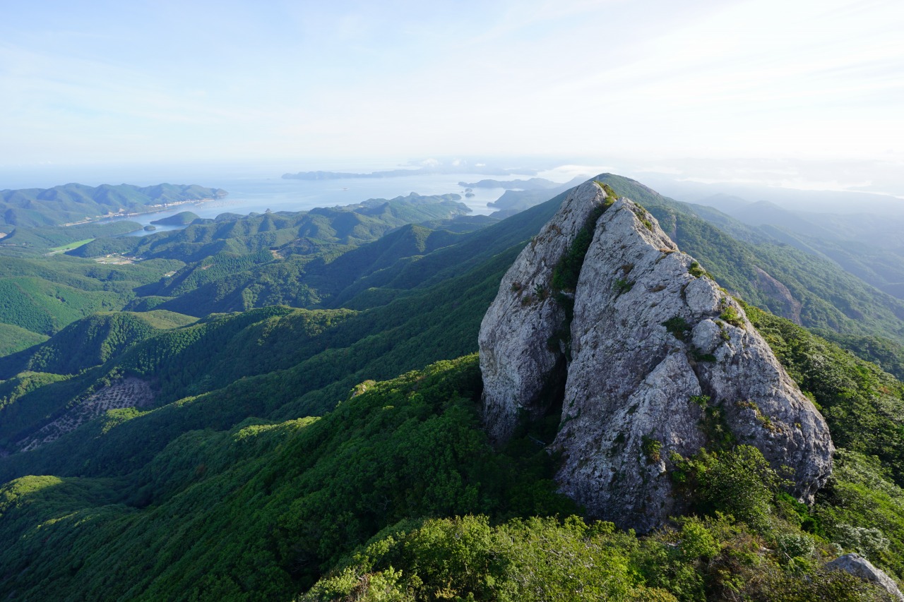 対馬の名峰でしま山100選のひとつ白嶽